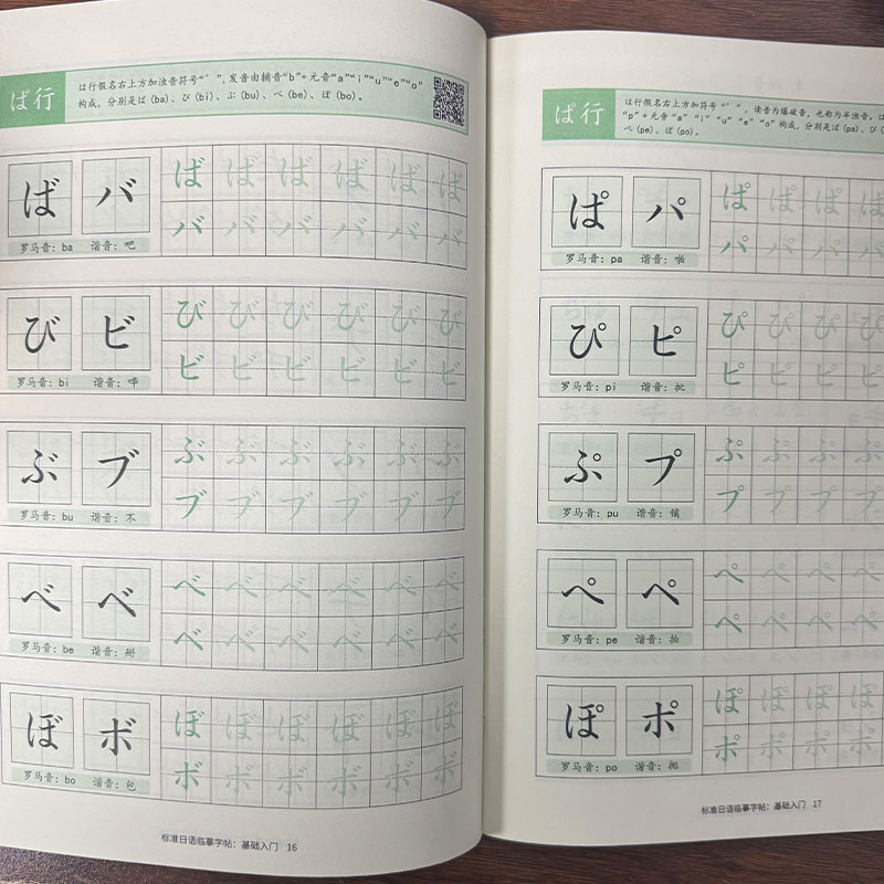 Chinese Calligraphy Practice Book - 初心者向け標準日本語書道練習帳（ひらがな＆カタカナ）