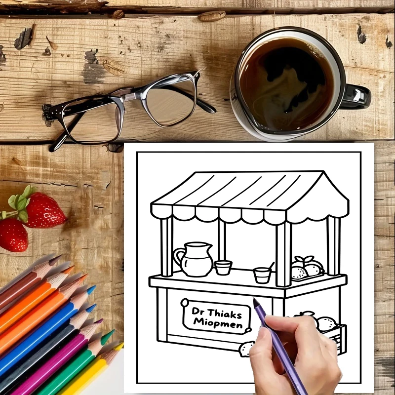塗り絵ブック リトルスペース 大人向け塗り絵ブック、誕生日プ - Adult Coloring Book Stress Relief のレビューと価格
