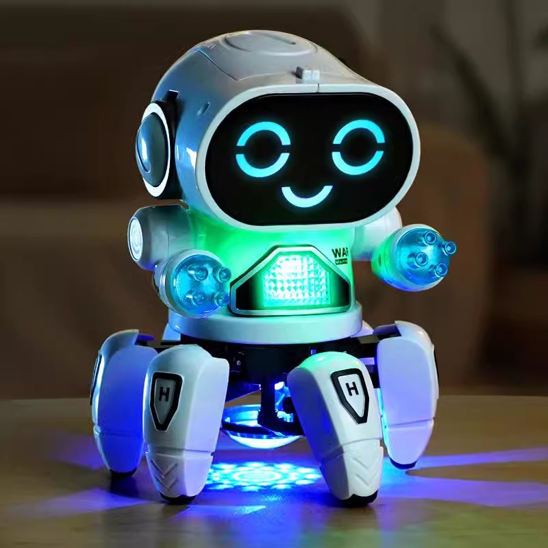 大人気！踊る電動六本足魚型ロボット。光と音楽で知育・知性を育 - Music のレビューと価格