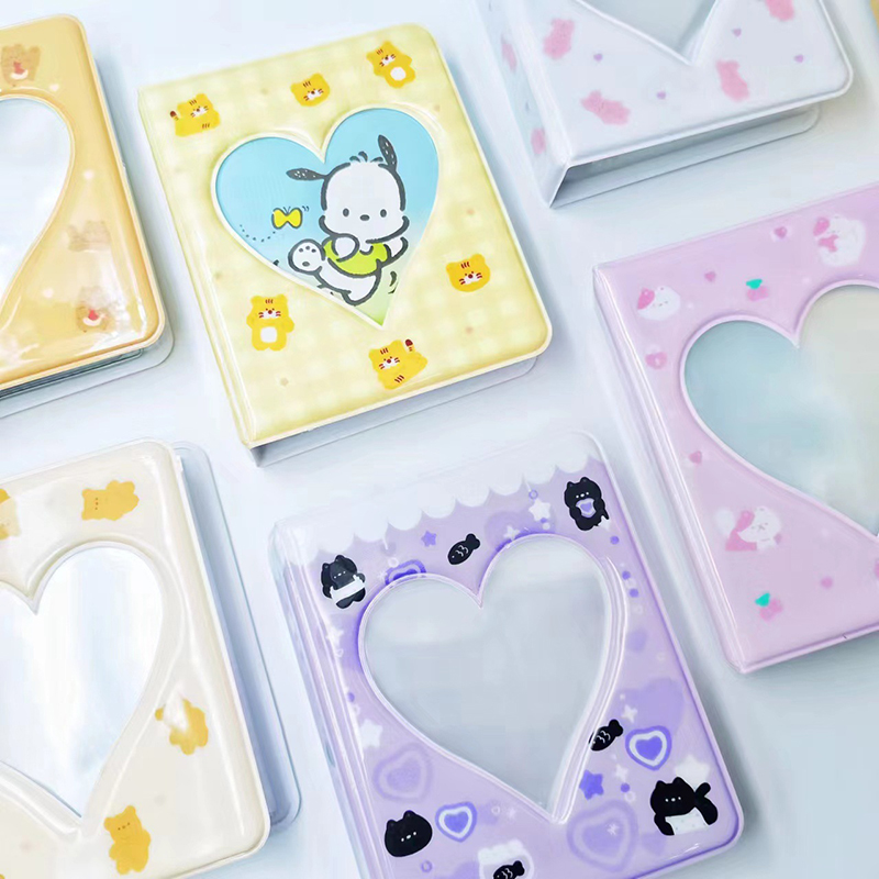 かわいいクマの写真アルバム、kpopカードバインダー、名刺帳 - Kpop Photo Card Binder 3 Inch のレビューと価格