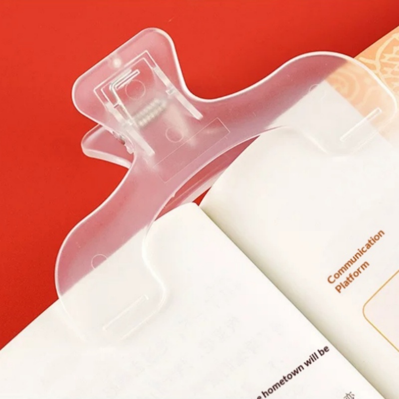 つや消し透明ブックページホルダークリップ、傷防止読書固定クリ - Stationery Books のレビューと価格
