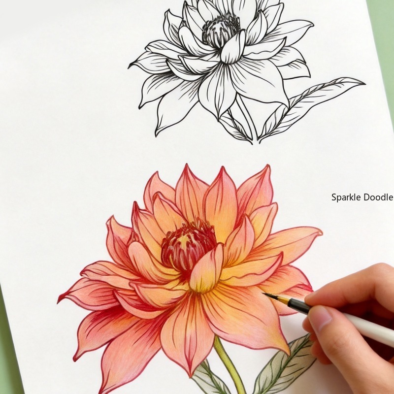 大人向け減圧花線画塗り絵ブック、ステップバイステップ練習花模 - Chinese Calligraphy Practice Book のレビューと価格